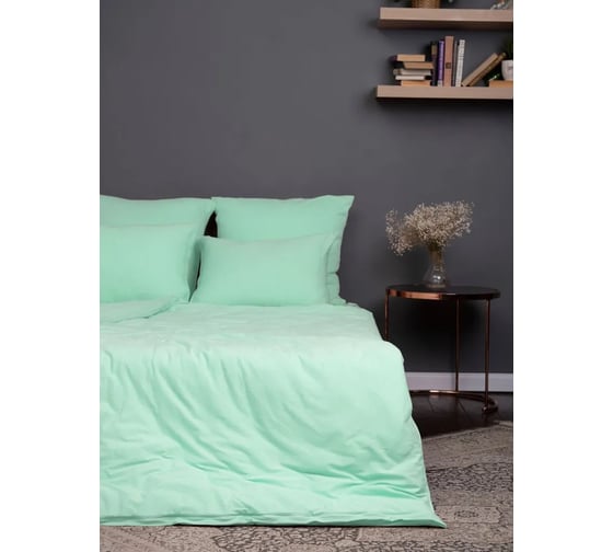 Пододеяльник KUPU-KUPU VIOLETT 172x205, трикотаж, ментол KPV-18/ментол