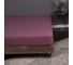Простыня на резинке KUPU-KUPU VIOLETT 160x200x25, трикотажная, марсала меланж KPM-160/марсала меланж 1