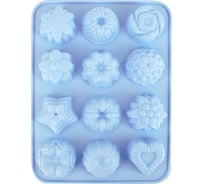 Форма для льда и шоколада Nouvelle 12 ячеек, mix, 21,5x16 см 9902447-4