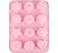 Форма для льда и шоколада Nouvelle 12 ячеек, mix, 21,5x16 см 9902447-1