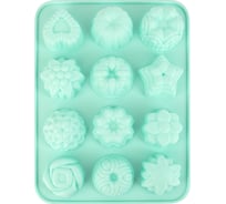 Форма для льда и шоколада Nouvelle 12 ячеек, mix, 21,5x16 см 9902447-2