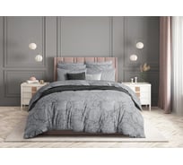 Комплект постельного белья Guten Morgen бязь, рис.1075, Twilight peonies, евро, с наволочкой 50x70 см D-1075-220-200-50