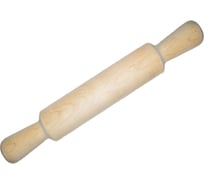 Скалка деревянная woodtrade с ручками, 45 см 210