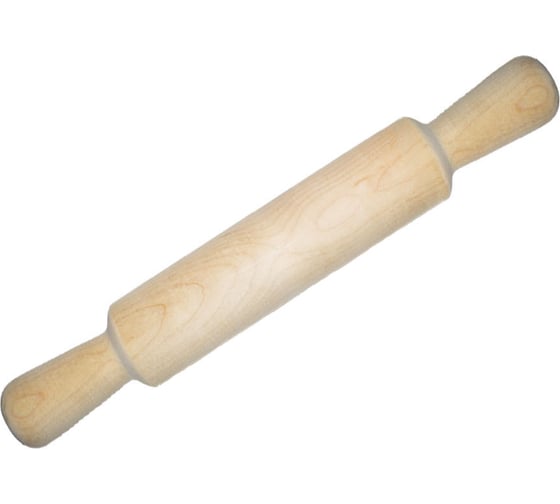 Скалка деревянная woodtrade с ручками, 45 см 00210
