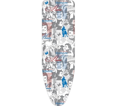 Чехол для гладильной доски Nika 125x40см с поролоном антипригарный NKCPA ЧПА в ассортименте