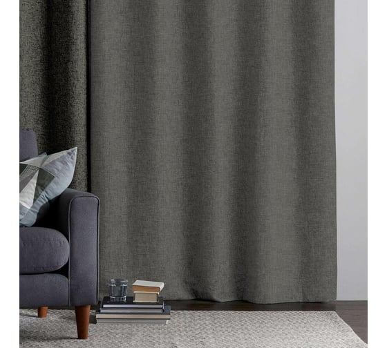 Комплект штор WENGE рогожка 145x270 см 2 шт, Juliet stone 775124 1