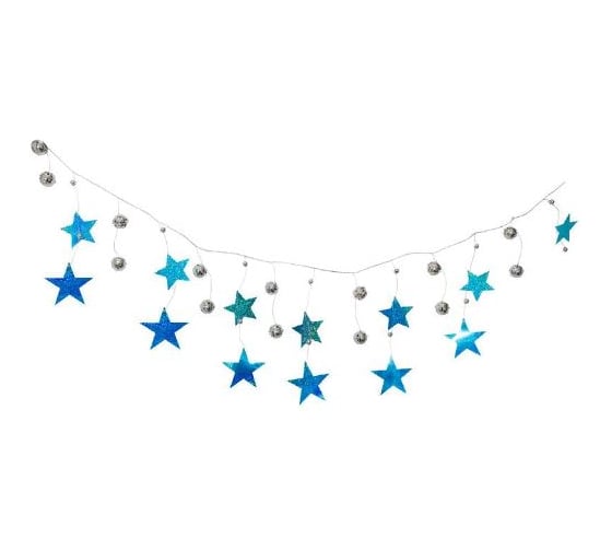 Гирлянда из шариков и звездочек Волшебная страна на нити, 2 м SYCB17B-050 003293