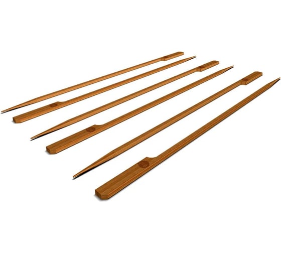 Шпажки бамбуковые длинные 800 Degrees Bamboo Skewers, 130 шт 800DGR-BBQ03