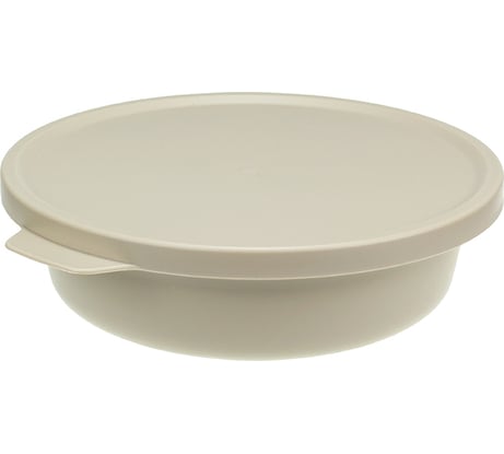 Миска IDEA ТЭСТИ 0,5 л, с крышкой, латте М 1361  М 1361 Латте