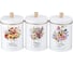 Набор Agness floral mood 2в1 хлебница 34x20x18 см, банка для сыпучих 12x17,5 см 3 шт 790-377 2