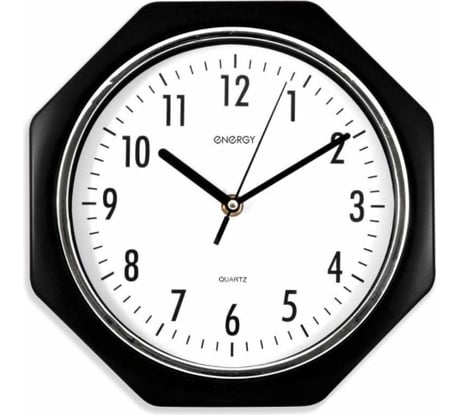 Настенные кварцевые часы Energy модель ЕС-06, восьмиугольные, 009306