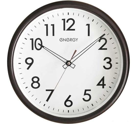 Настенные кварцевые часы Energy модель ЕС-115, круглые, 009489