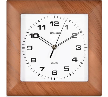 Настенные кварцевые часы Energy модель ЕС-14, квадратные, 009314