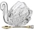 Икорница Lefard лебедь muza crystal 11x7 см. высота=8,5 см. с ложкой 195-112 1
