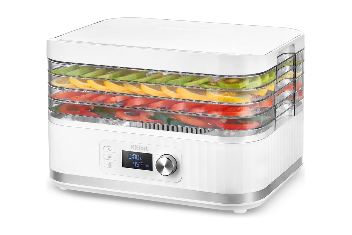 Сушилка для овощей и фруктов KITFORT КТ-1959 - выгодная цена, отзывы ...