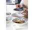 Тарелка Homium Japanese Collection, Очарование, глубокая, цвет белый/синий, D20см platejcnew29wblue 8