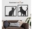 Панно PALITRA TECHNOLOGY «2 кота», стальное, 450x450 мм, комплект 2 шт. 52145-6 1