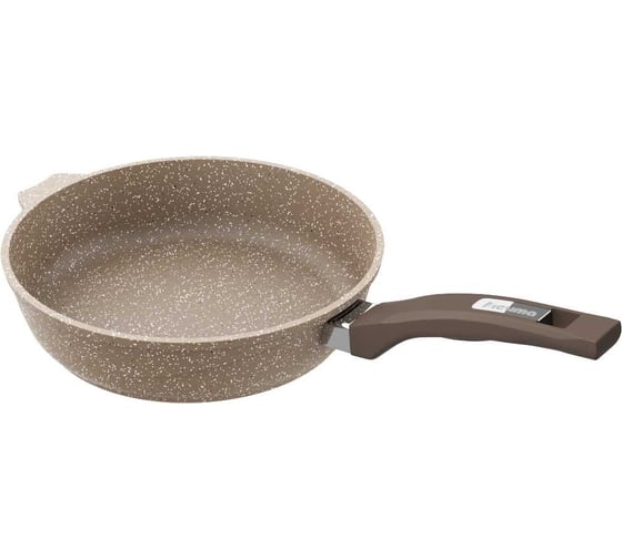 Сотейник Мечта 26 см с несъемной ручкой без крышки АП Гранит brown 263806