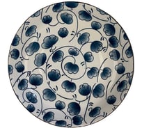 Тарелка Homium Japanese Collection, Очарование, цвет белый/синий, D20см platejcnew28wblue