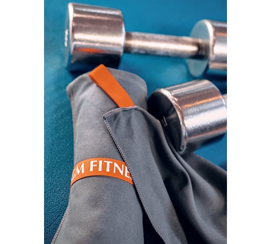 Полотенце Guten Morgen Микрофибра, Fitness, Цвет: Графит (80x130 см) Пфит-Гр-80-130
