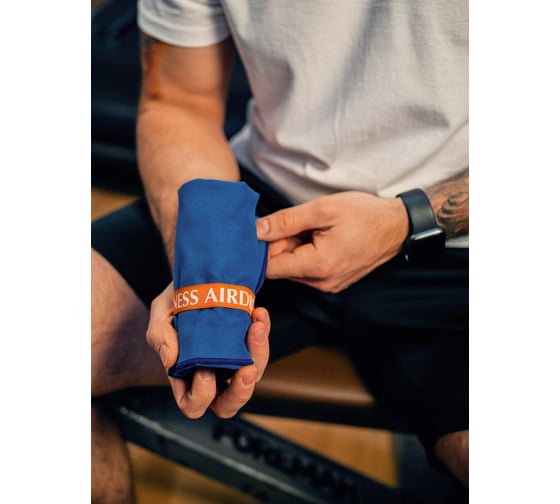 Полотенце Guten Morgen Микрофибра, Fitness, Цвет: Индиго (80x130 см) Пфит-Иг-80-130