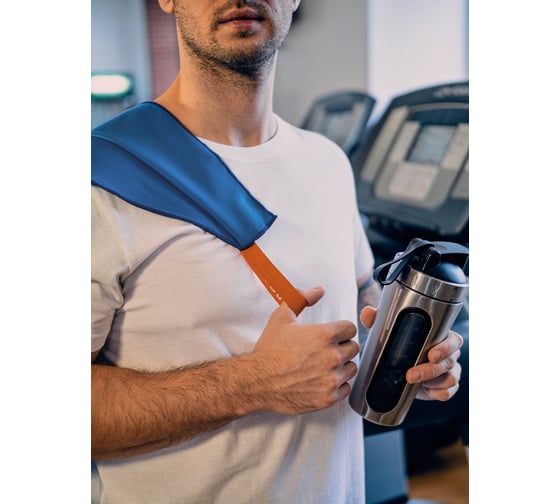 Полотенце Guten Morgen Микрофибра, Fitness, Цвет: Индиго (80x130 см) Пфит-Иг-80-130