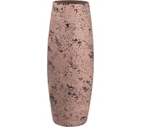 Ваза Яркий штрих Крапление 30 см, бочка, стекло, ручная роспись 7736/300/sh359.3