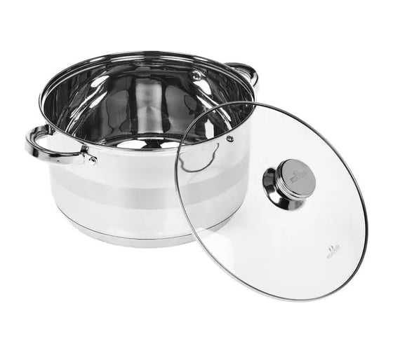 Кастрюля Bella Cucina со стеклянной крышкой, 28 см, 10,5 л 2041-BC