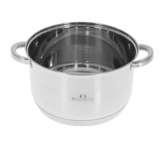 Кастрюля Bella Cucina со стеклянной крышкой, 26 см, 8,2 л 2040-BC
