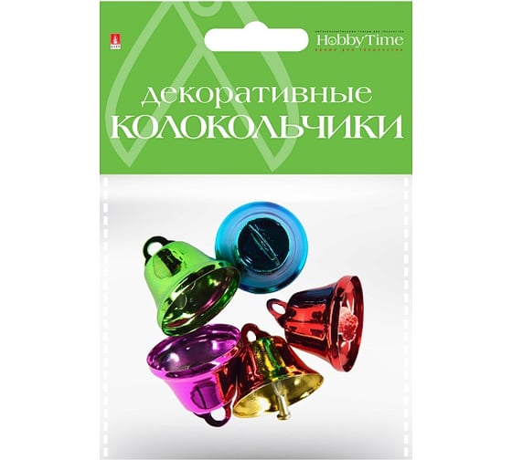 Колокольчики Bruno Visconti набор №17,цветные, диаметр 26 мм, 5 цветов 2-403/17
