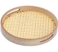 Поднос круглый DOMENIK RATTAN 30 см DMT001