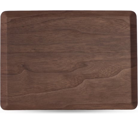 Поднос плоский DOMENIK NON-SLIP темный, 27x20 см DMT013
