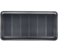 Универсальный лоток для обуви Бацькина баня 40x80 см, черный 93635-ВИ