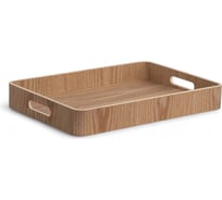 Поднос прямоугольный DOMENIK NON-SLIP светлый, 37x26 см DMT010