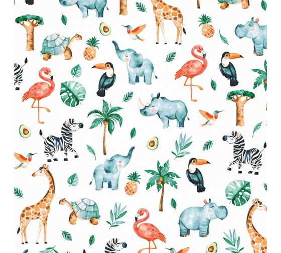 Простыня Облачко на резинке 60/120 Zoo 776899 1