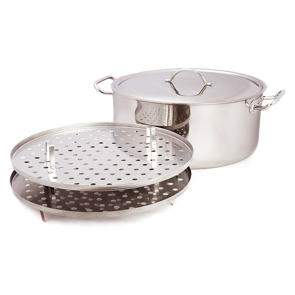 Кастрюля Амет для варки мантов 20 л 2 вставки (396 мм) 1с2404 ...