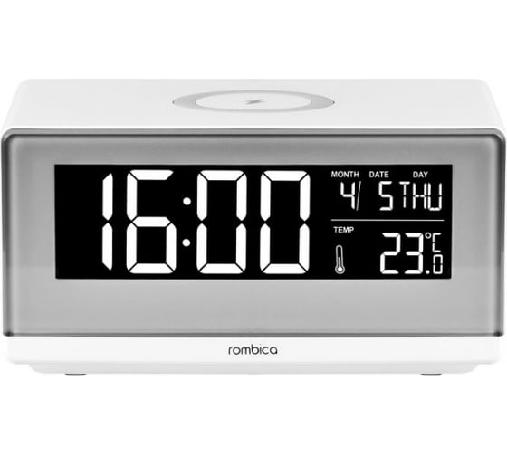Настольные часы + беспроводное З/У Rombica Timebox 2 ABD-002