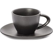 Чайная пара DOMENIK ROCK BLACK 200 мл DM8026