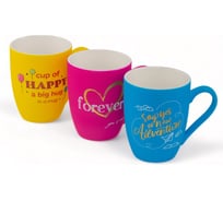 Набор кружек DOMENIK OH SOFT 3 шт., 340 мл DMM010-ECOM