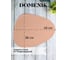 Мат на стол треугольный DOMENIK BEIGE 45x36 см DM9896 3