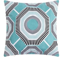 Наволочка декоративная Этель 40x40 см, Circle mint, 100% хлопок 5084344