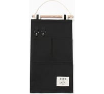 Кармашек Этель "Номе" цвет черный, 25x46см, 50%хл, 50%п/э 10068907