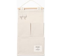 Кармашек Этель "Номе" цвет беж, 25x46см, 50%хл, 50%п/э 10068908