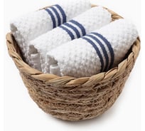 Набор декоративных салфеток Этель Вlue 30x30см., 3шт., 100%хл. 10400897