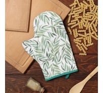 Варежка-прихватка Этель "Листья" 20x27см, 100%хл, саржа, 190 г/м2 10379833