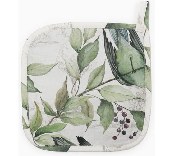 Прихватка Этель "Готовь с душой" 19x19см, 100% х/л, ватин 250г/м2 10283381 1