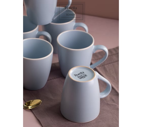 Кружка FIORETTA SCANDY BLUE 355 мл TDM548