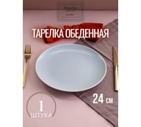 Тарелка обеденная FIORETTA SCANDY BLUE 24 см TDP544