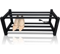 Электросушитель для обуви INDIGO Bench PRO (electro) 70/30 (таймер, провод справа, Черный муар) SIBEP70-30BRRt
