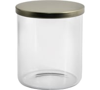 Банка для сыпучих продуктов с металлической крышкой ЭЛЕТЕХ (800ml, ф100x125 мм) 4840900052